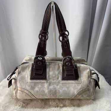 バッグ vintage coach old mini Boston Suede Coach vintage mini boston - Gem