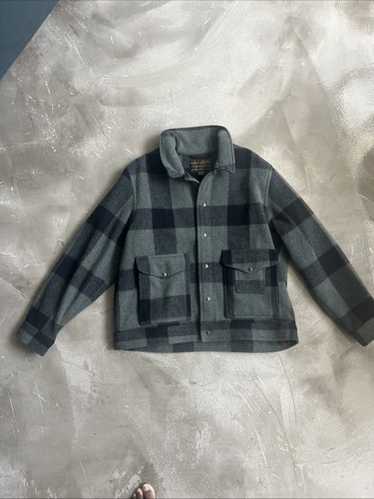 ジャケット・アウター FILSON ITALY MACKINAW WOOL BOMBER JACKET Vintage Filson mackinaw wool jacket liner. Zip closure