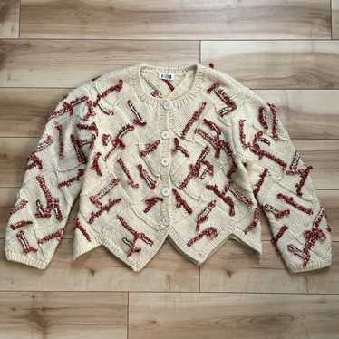 トップス ISSEY MIYAKE MAN mohair cardigan archive Issey Miyake pink pleated high neck cardigan – Moore Vintage