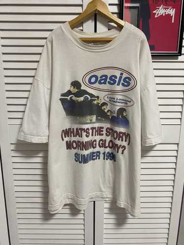 Oasis ノエル Knebworth 1996 TシャツL白 Oasis / Knebworth 1996 Tee 1 (White) - オアシス Tシャツ