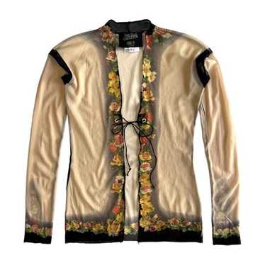 トップス Jean Paul Gaultier Rose Mesh Cardigan トップス Jean Paul Gaultier Rose Mesh Cardigan Jean Paul