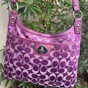 Coach penelope signature purple - Gem
