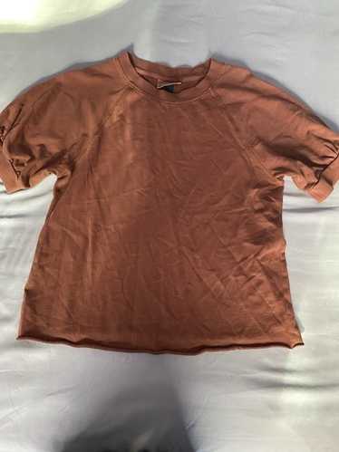 Universal Threads Short Sleeve Rust Sweatshirt Wo… - image 1