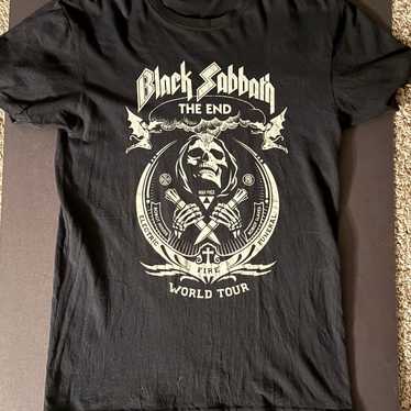 BLACK SABBATH ツアーTシャツ 2016 Amazon.com: Black Sabbath T Shirt The End 2016 Tour Flaming