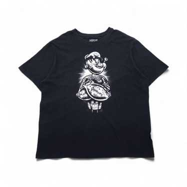 Popeye mens black t - Gem