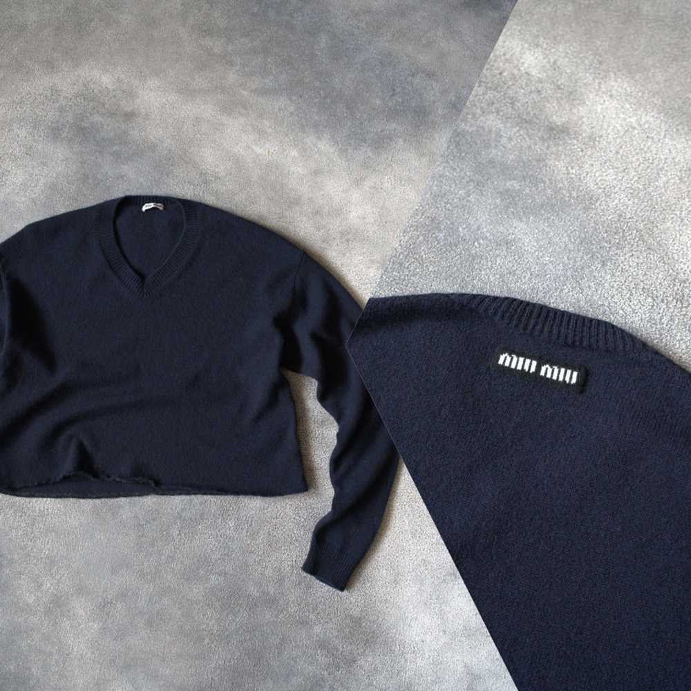Miu Miu S/S 2022 Miu Miu Runway Cropped Sweater E… - image 2