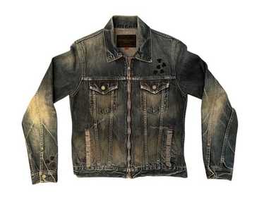 ジャケット・アウター UNDERCOVER 2006AW GURUGURU Denim Jacket Pre-owned Undercover Aw06 Guruguru Insect Bug Denim Jacket