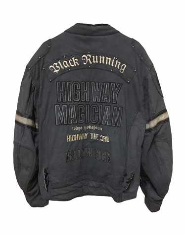 YELLOW CORN HIGHWAY THE 3RD ジャケット L Vintage Yellow Corn Highway Magician Bomber Jacket - Size