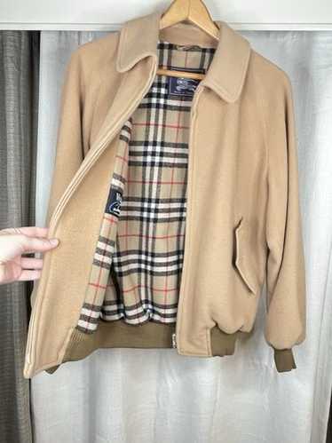 y*m様 80s vtg Burberry short bomber jacke 80s Bomber by Burberry | ThriftTale
