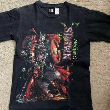 Medieval Spawn スポーン 90sヴィンテージTシャツ アメコミ 1990s Spawn Medieval Graphic T – MNTGE