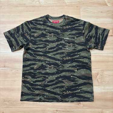トップス SUPREME 19AW L/S POCKET TEE TRIBAL CAMO Supreme Tribal Camo Sweater (FW19) - $148