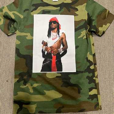 Supreme playboi carti camo柄 Supreme Playboi Carti Tee Woodland Camo Men's - FW25 - US