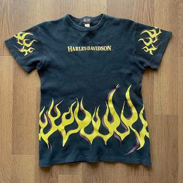 90s) harley davidson flame - Gem
