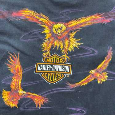 90s) harley davidson flame - Gem