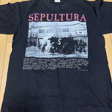 Vintage 90s sepultura shirt - Gem