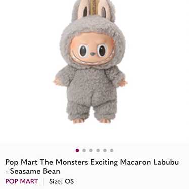 POPMART ラブブExcitingMacaron Sesame Bean Pop Mart Labubu The Monsters Exciting Macaron Sesame Bean