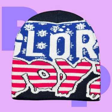 glo gang ビーニー　Glory Boyz Flag Beanie Glo gang glory boyz - Gem