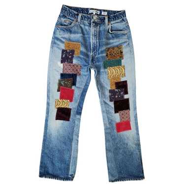 70s patchwork levi's - Gem