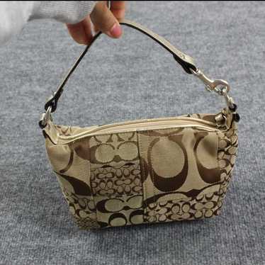 バッグ Coach Patchwork Mini Demi Pouch Handbag Vintage Y2k Coach Patchwork Mini Demi Shoulder Bag SOLDDD