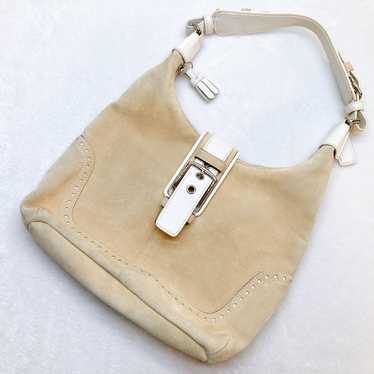 Vintage suede hobo coach - Gem