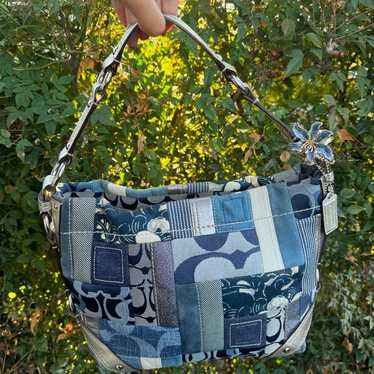 Patchwork denim coach - Gem