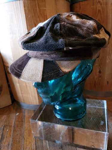帽子 1970's vintage handmade patchwork hat Vintage Patchwork Suede Bucket Hat From the 1970s - Etsy