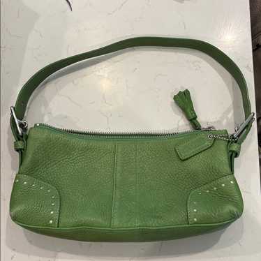 緑coach vintage handbag y2karchive 00s Coach y2k handbag green - Gem