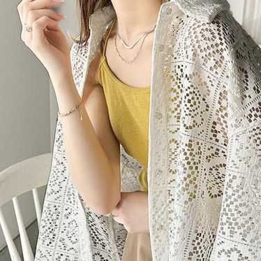 JAVA Java Collaboration Adult Crochet. Block Lace… - image 1