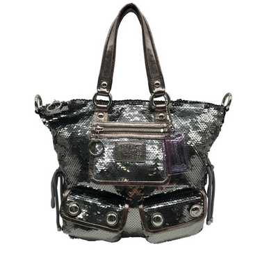バッグ Coach Poppy Sequin Spotlight Bag Coach Poppy Sequin Spotlight Tote - Red Totes, Handbags