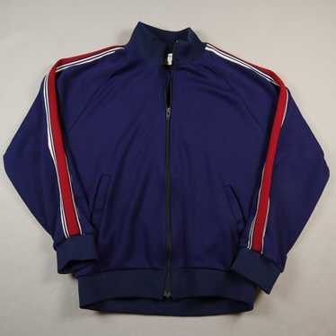 トップス fredperry velour quilt wzip track jacket Vintage Fred Perry Velour Track Jacket Mens M Blue Zip USA
