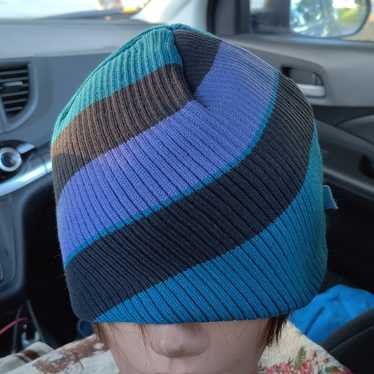Kangol Multicolored Diagonal Stripes Pull On Skul… - image 1