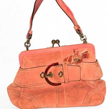 バッグ Vintage Coach Pink Leather Purse Handbag Pink Vintage Coach Patent Leather Handbag – PrettyPinkAddiction