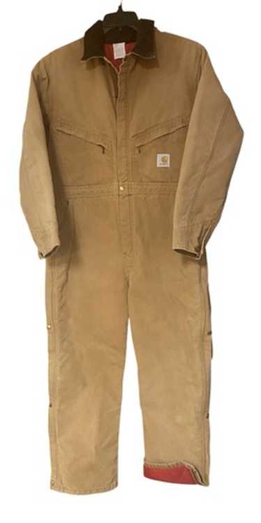 【USA-vintage】carhartt cover-all 80s 90s Vintage carhartt lined coveralls - Gem