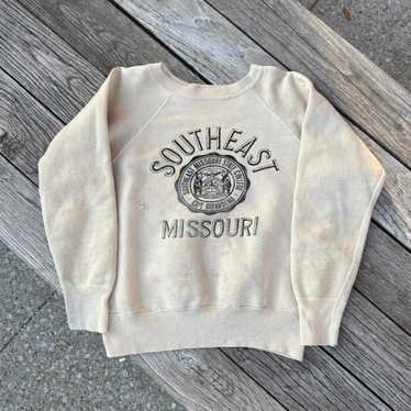 Vintage flock print sweatshirt - Gem