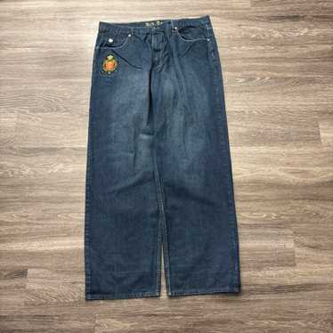 「激レア」JNCO 2000s デニム キングロゴ jnco JNCO Vintage Tribal Skull King Blue Jeans 30x30 | eBay