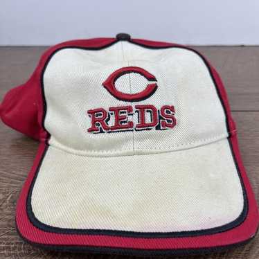 vintage MLB CINCINNATI REDS USA 缶　ティン VINTAGE Cincinnati Reds Hat Cap Snap Back Red White MLB