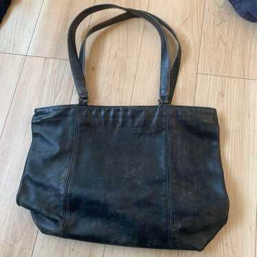 90’s OLD COACH TOTEBAG COACH Vintage 90s Park Manhattan Collection USA Dark Navy