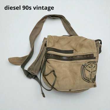 超激レア diesel 90s shoulder bag y2k archive Diesel Men Archive Shoulder Bag Y2K Crescent Black