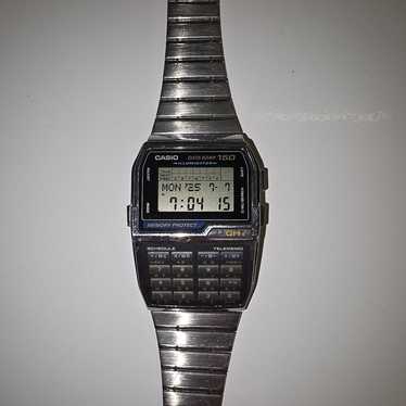 時計 VINTAGE CASIO DATA BANK150 DBC-1500 1995 Vintage Casio Data Bank 150 DBC-1500 Calculator Watch