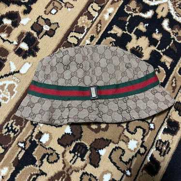 帽子 GUCCI 00's Sherry line GG bucket hat