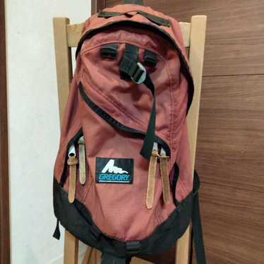 USA製 GREGORY DAYPACK デイパック 旧タグ ブラウン グレゴリー 旧タグ デイパック ブラウン USA製 銀タグ バック