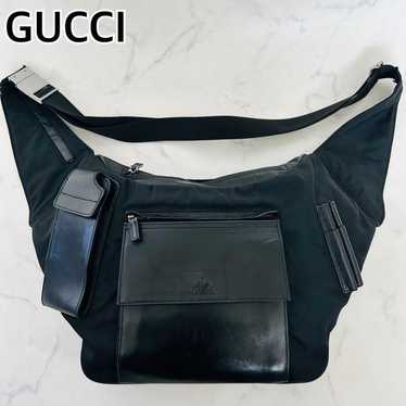 バッグ GUCCI / 2002AW Era TOM FORD Bag GUCCI Gucci Fall 2002 Tom Ford Black Pebbled Buffalo Leather