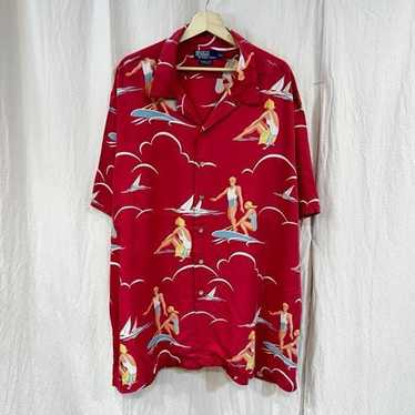 トップス Polo by Ralph Lauren 90s VINTAGE CAMP vintage polo ralph lauren 90s 1991 ralph lauren tennis club