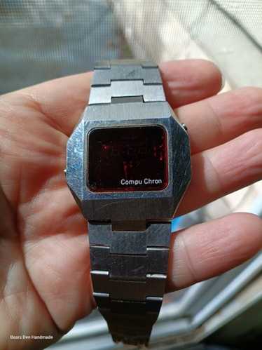 Led watch compu chron - Gem
