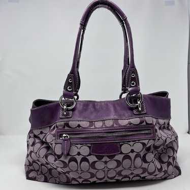 バッグ COACH Penelope Leather Tote Bag Purple s-l400.jpg