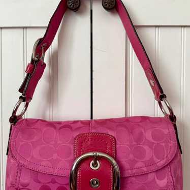 バッグ COACH Soho Pink Shoulder Bag Archive Coach Pink Soho Shoulder Bag – Rediscover Vintage