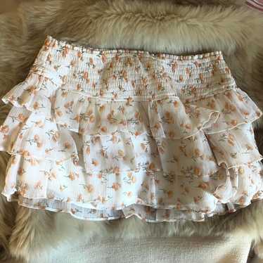 Abercrombie & Fitch Women's Skirt - White/Multi -… - image 1