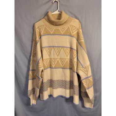 Davi & Dani Fuzzy Turtleneck Sweater - image 1