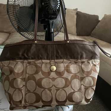極美品✨vintage coach old bag TOTO brown Coach vintage brown tote - Gem