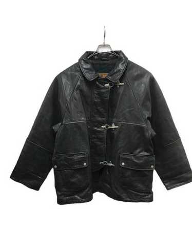 ジャケット・アウター leather hoodie jacket fireman ジャケット・アウター leather hoodie jacket fireman Vintage